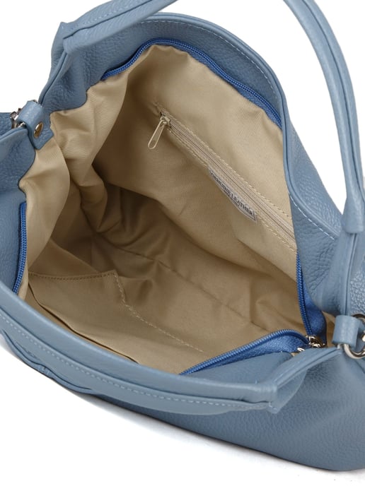 Giulia Monti Schultertasche Stahlblau - Image 4