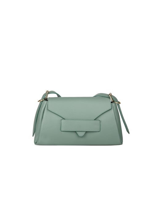 Giulia Monti Schultertasche Hellgrün - Image 1