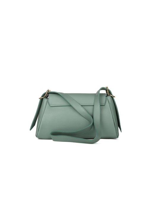 Giulia Monti Schultertasche Hellgrün - Image 3