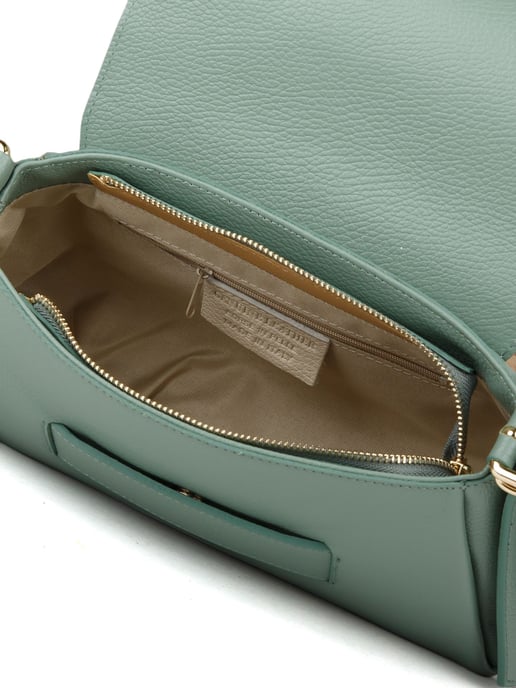 Giulia Monti Schultertasche Hellgrün - Image 4
