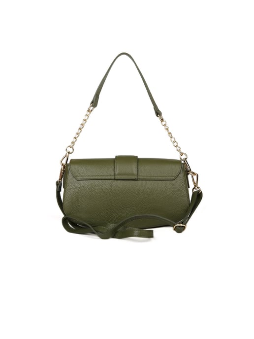 Giulia Monti Schultertasche Militärgrün - Image 3