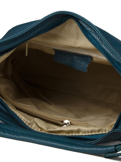Giulia Monti Schultertasche Cadet Blau - Image 4
