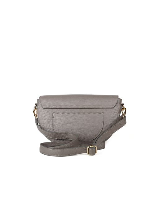Giulia Monti Schultertasche Grau Braun - Image 3
