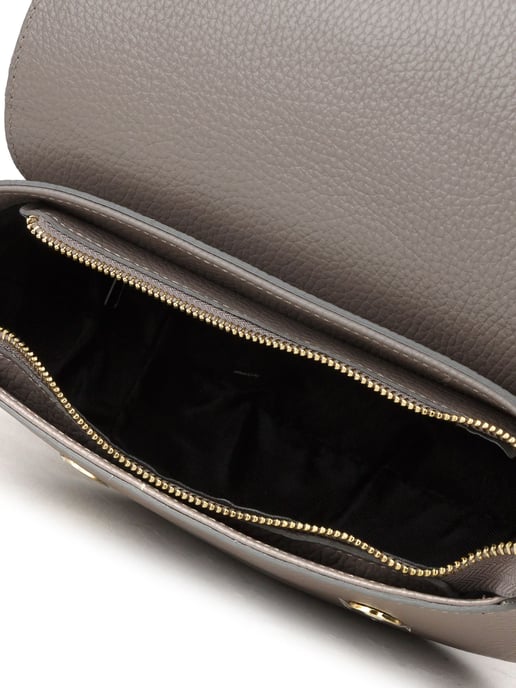Giulia Monti Schultertasche Grau Braun - Image 4