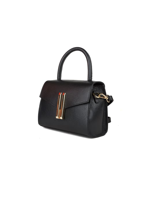 Giulia Monti Schultertasche Schwarz - Image 2
