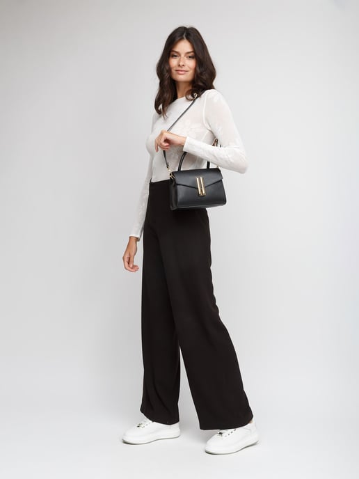 Giulia Monti Schultertasche Schwarz - Image 5