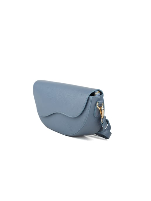 Giulia Monti Schultertasche Stahlblau - Image 2