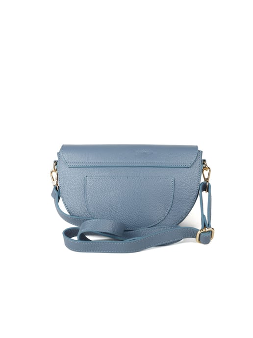 Giulia Monti Schultertasche Stahlblau - Image 3