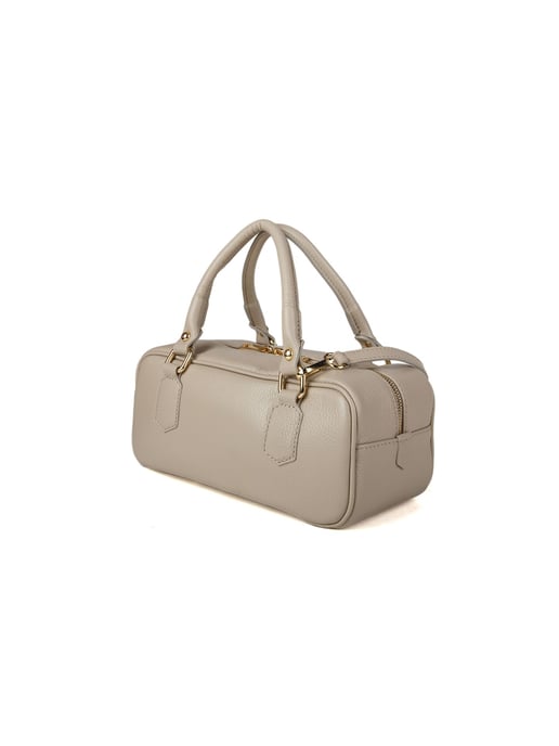 Giulia Monti Schultertasche Grau Beige - Image 2