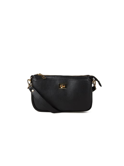 Giulia Monti Schultertasche Schwarz - Image 1