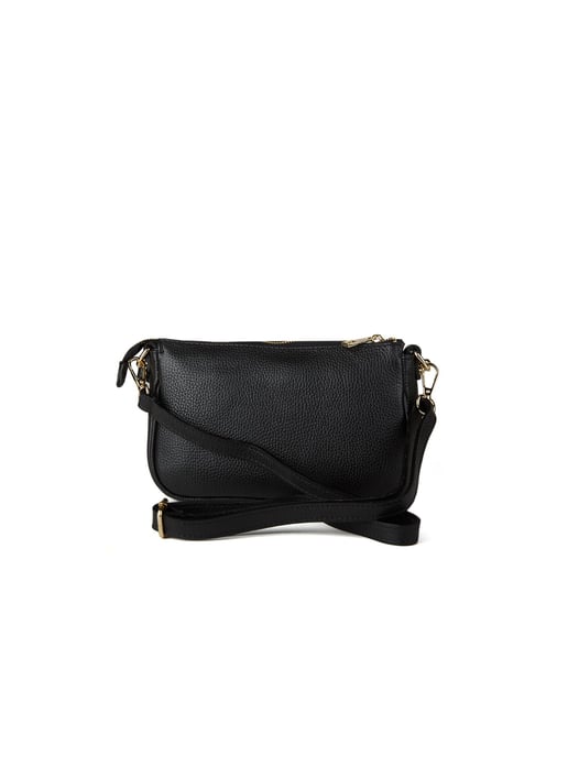 Giulia Monti Schultertasche Schwarz - Image 3