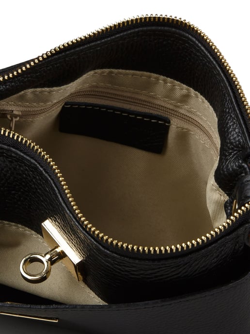 Giulia Monti Schultertasche Schwarz - Image 4