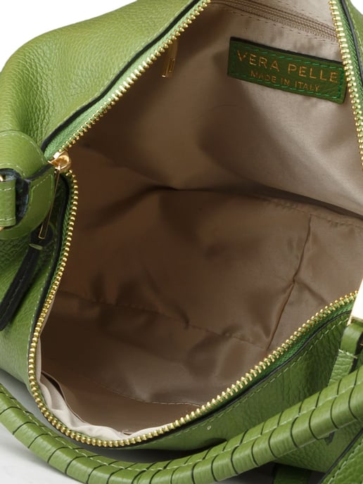 Giulia Monti Schultertasche Grasgrün - Image 4