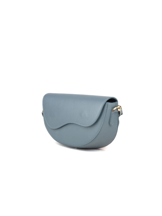 Giulia Monti Schultertasche Stahlblau - Image 2