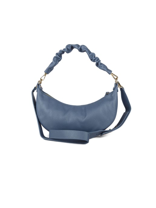 Giulia Monti Schultertasche Stahlblau - Image 3