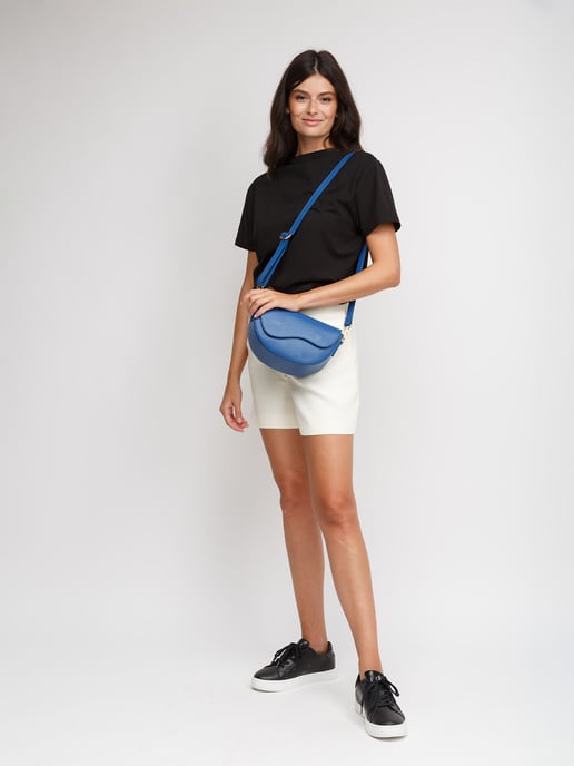 Giulia Monti Schultertasche Klassisches Blau - Image 5