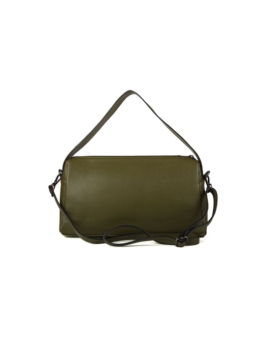 Giulia Monti Schultertasche Militärgrün - Image 3