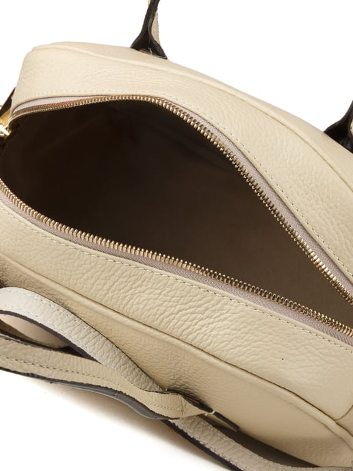 Giulia Monti Schultertasche Grau Beige - Image 4