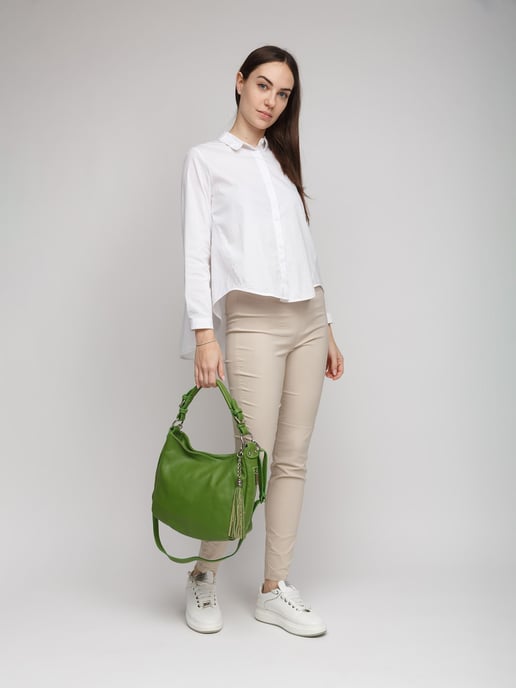 Giulia Monti Umhängetasche Grün - Image 5