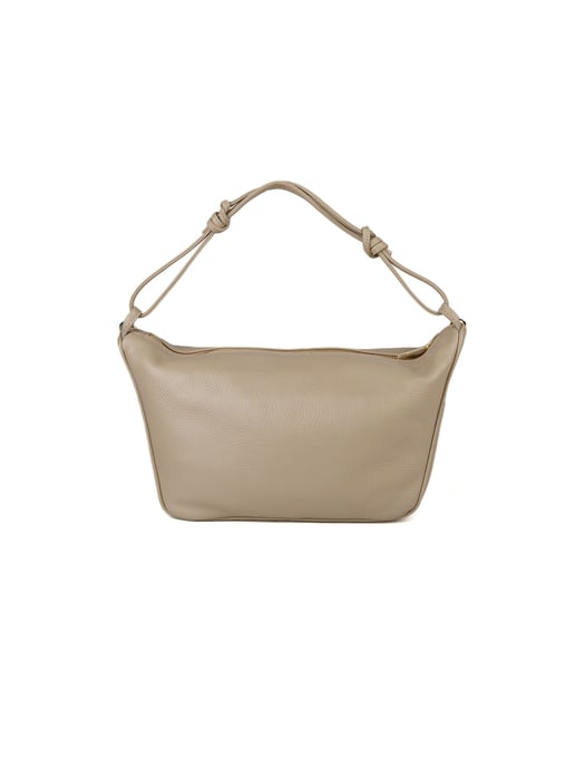 Giulia Monti Schultertasche Grau Beige - Image 1