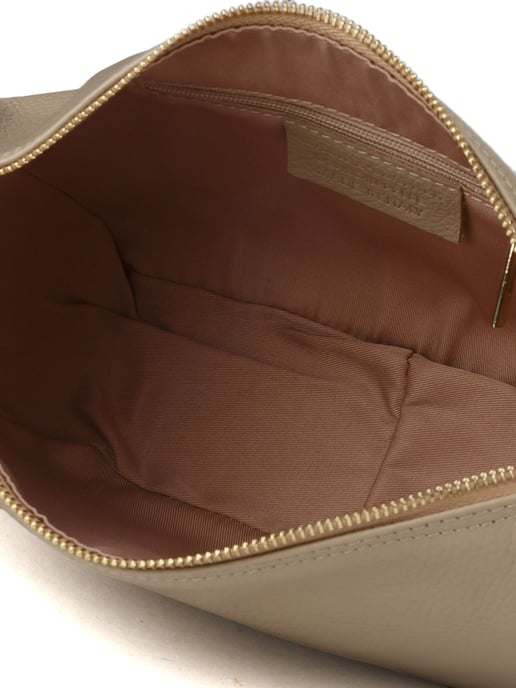 Giulia Monti Schultertasche Grau Beige - Image 3