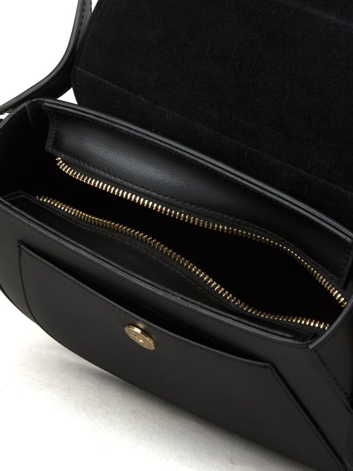 Giulia Monti Schultertasche Schwarz - Image 4