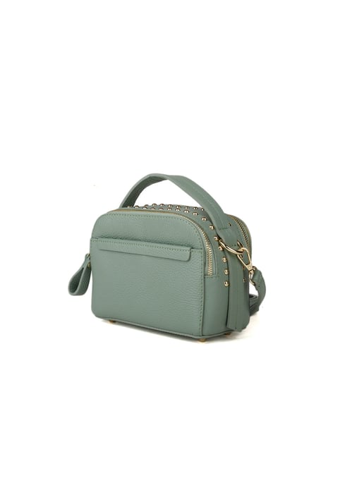 Giulia Monti Schultertasche Blassgrün - Image 2