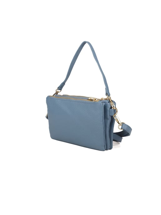Giulia Monti Schultertasche Stahlblau - Image 2