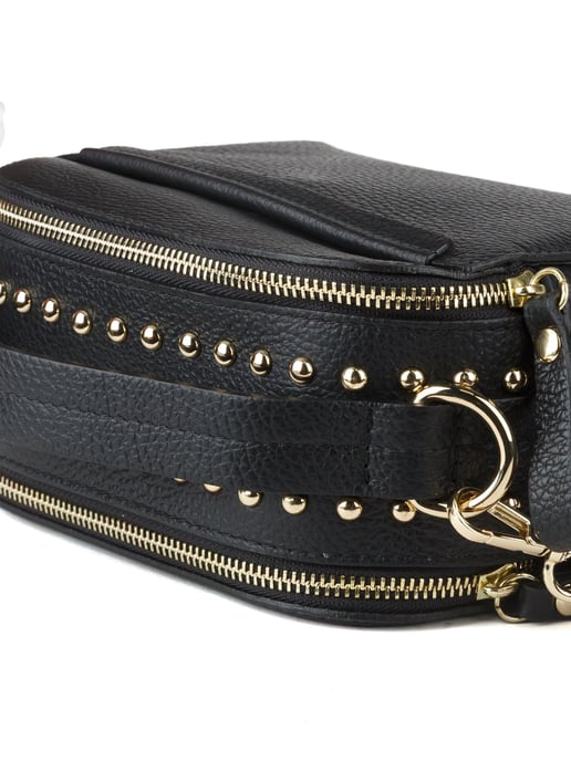 Giulia Monti Schultertasche Schwarz - Image 4