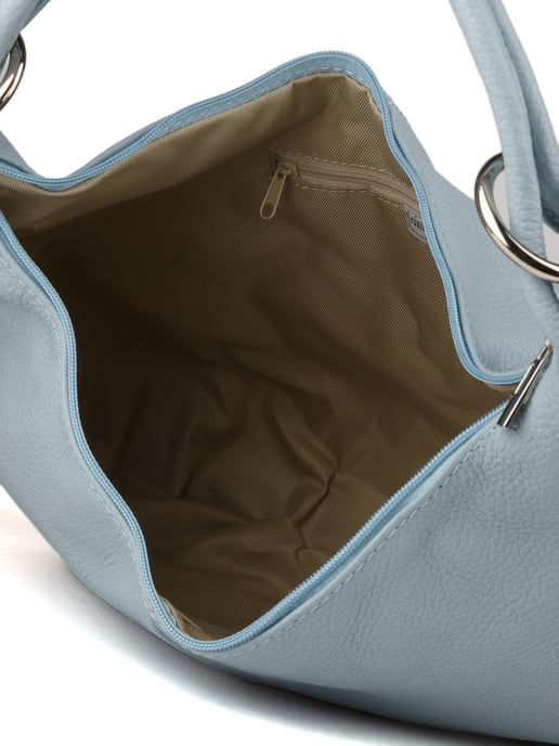 Giulia Monti Schultertasche Stahlblau - Image 4