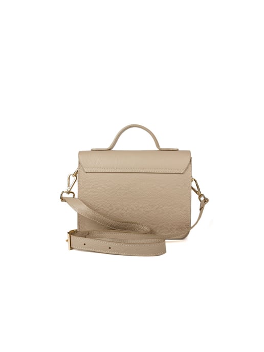 Giulia Monti Schultertasche Grau Beige - Image 3