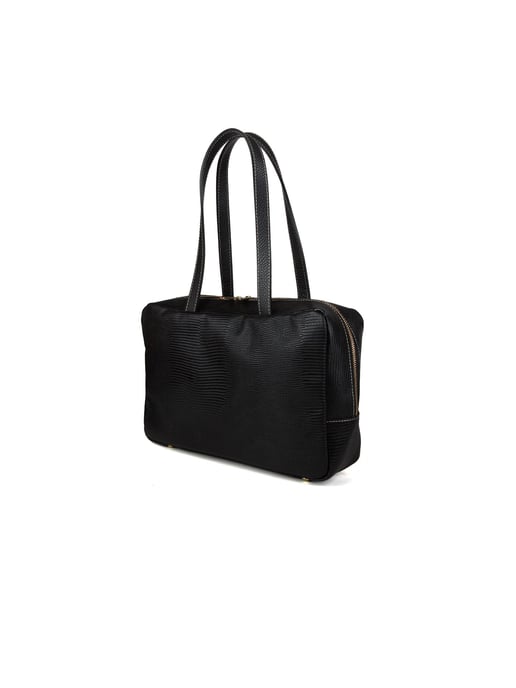 Giulia Monti Schultertasche Schwarz - Image 2