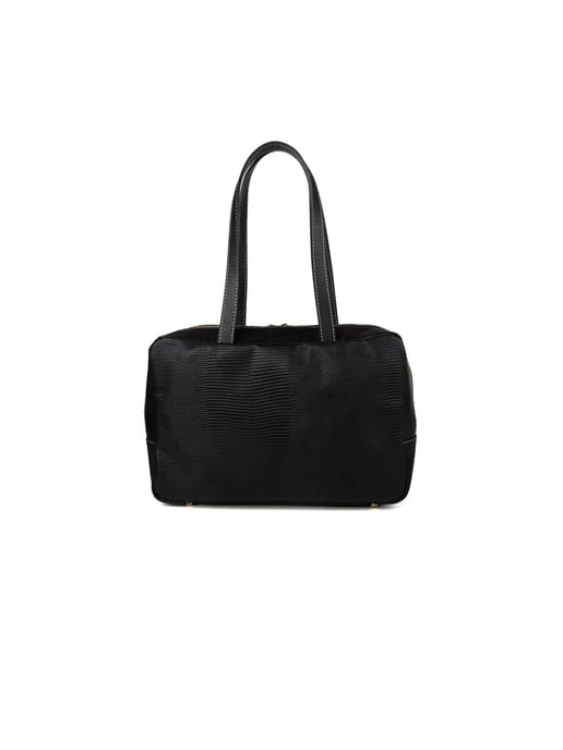 Giulia Monti Schultertasche Schwarz - Image 3