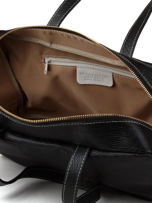 Giulia Monti Schultertasche Schwarz - Image 4