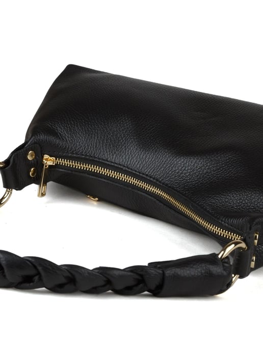 Giulia Monti Schultertasche Schwarz - Image 4