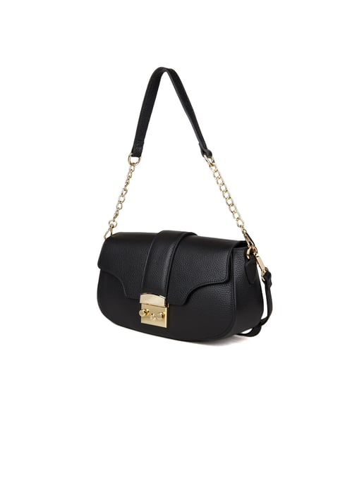 Giulia Monti Schultertasche Schwarz - Image 2