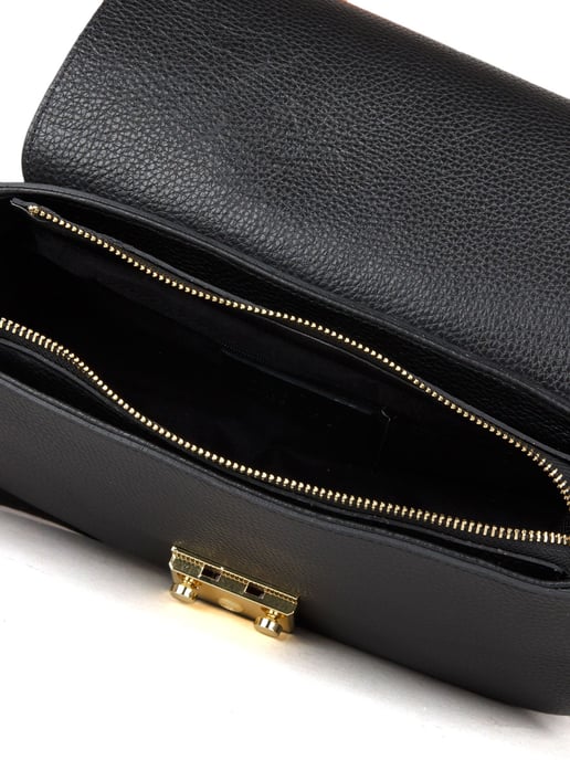 Giulia Monti Schultertasche Schwarz - Image 4