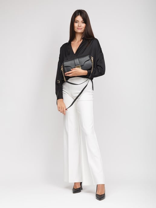 Giulia Monti Schultertasche Schwarz - Image 5