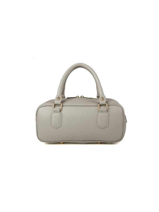 Giulia Monti Schultertasche Hellgrau - Image 1