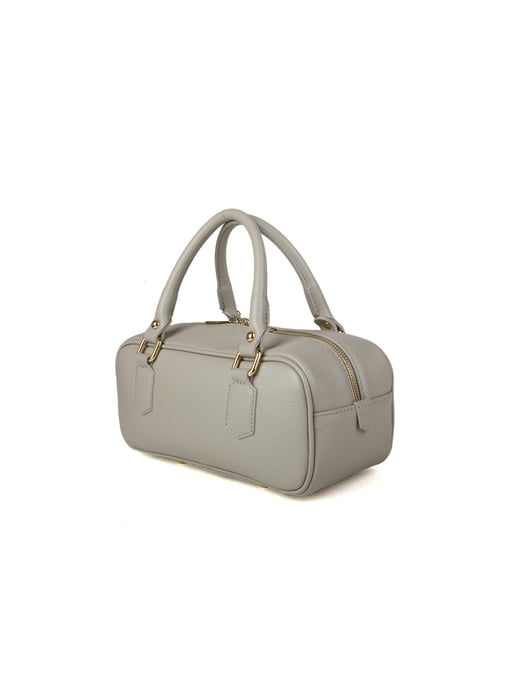 Giulia Monti Schultertasche Hellgrau - Image 2