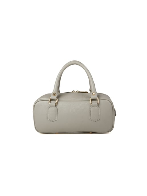 Giulia Monti Schultertasche Hellgrau - Image 3