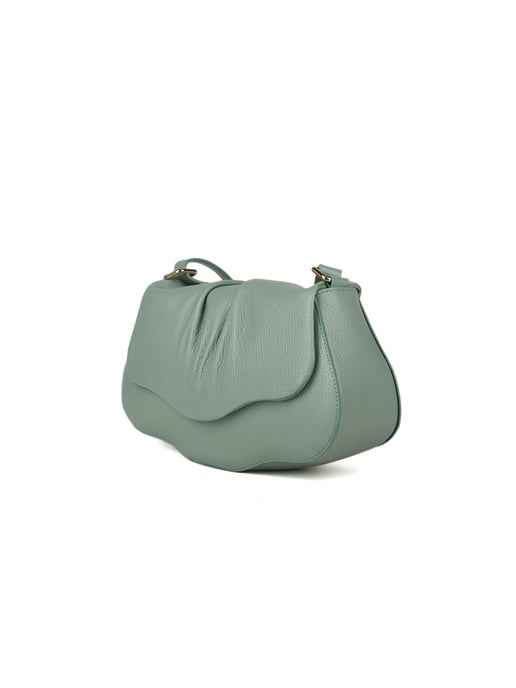 Giulia Monti Schultertasche Hellgrün - Image 2