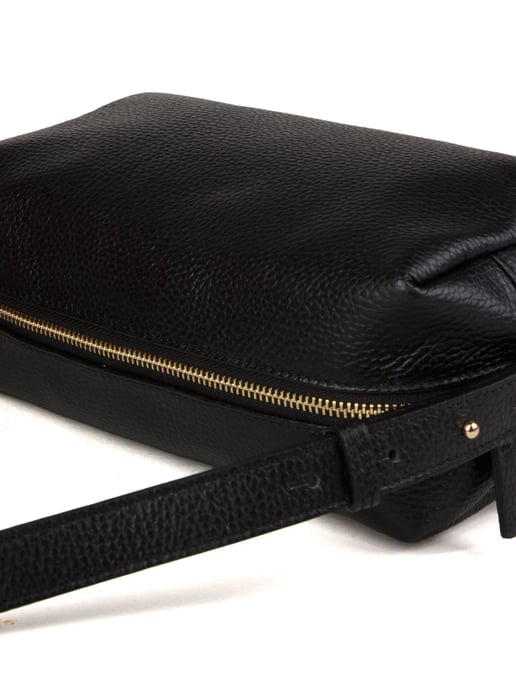 Giulia Monti Schultertasche Schwarz - Image 4