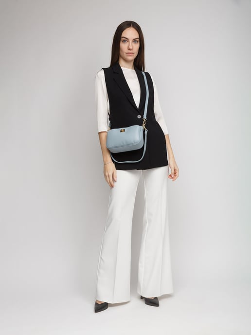 Giulia Monti Schultertasche Pastellgrün - Image 5