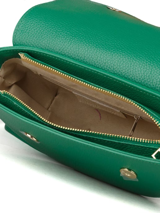 Giulia Monti Schultertasche Dschungelgrün - Image 4