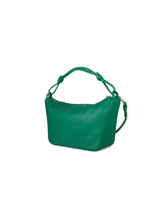 Giulia Monti Schultertasche Klassisch Grün - Image 2
