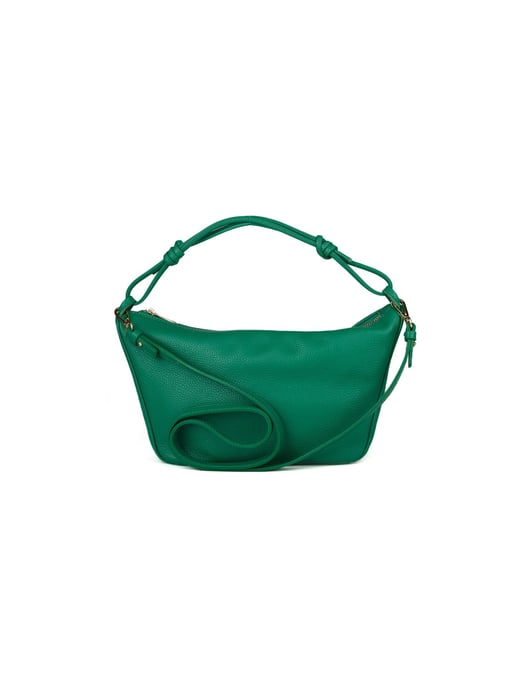 Giulia Monti Schultertasche Klassisch Grün - Image 3