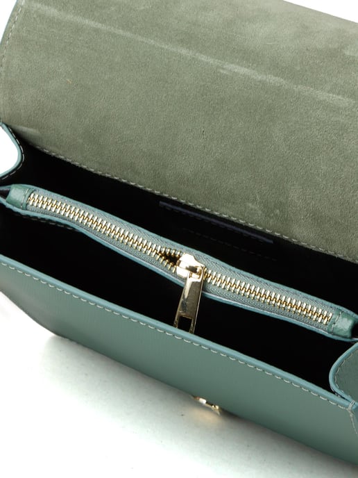 Giulia Monti Schultertasche Hellgrün - Image 4