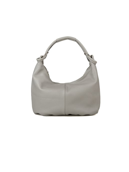 Giulia Monti Schultertasche Hellgrau - Image 1