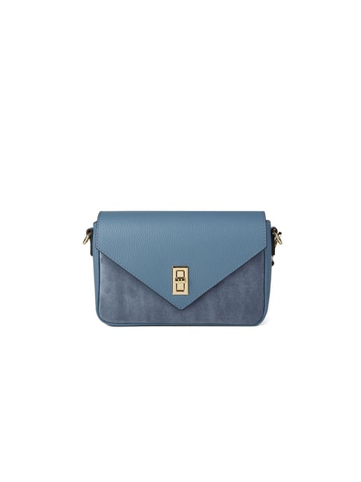 Giulia Monti Schultertasche Stahlblau - Image 1